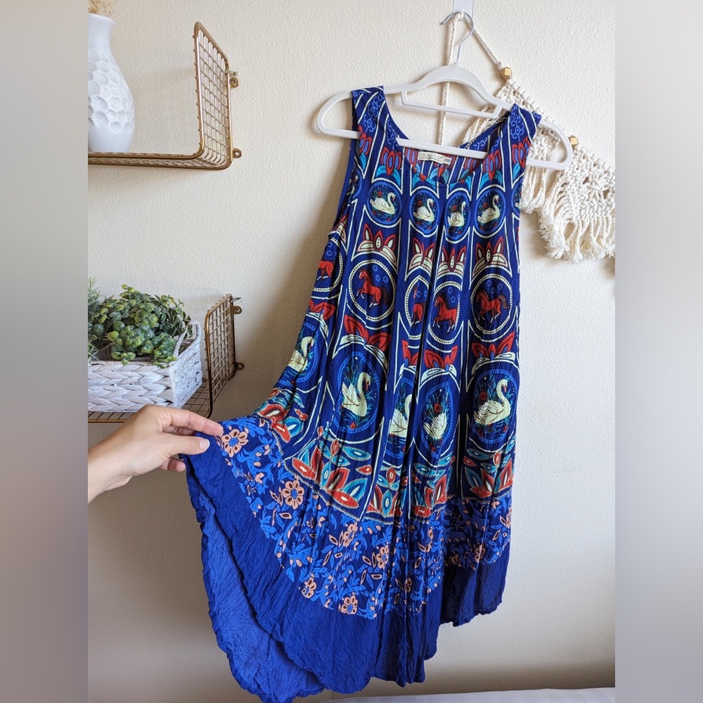 Young USA blue animal dress, one size